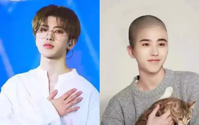 当明星剃光头之后baby惊艳李现痞帅看到蔡徐坤想嫁