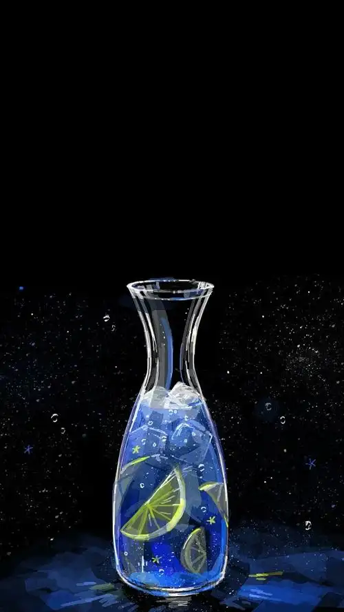 柠檬,星空壁纸,黑色,暗,美丽,唯美
