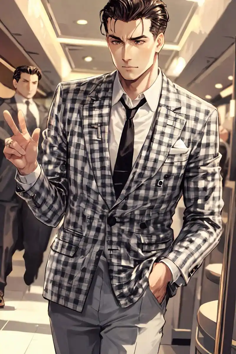 二次元西装大叔#今日早安问候