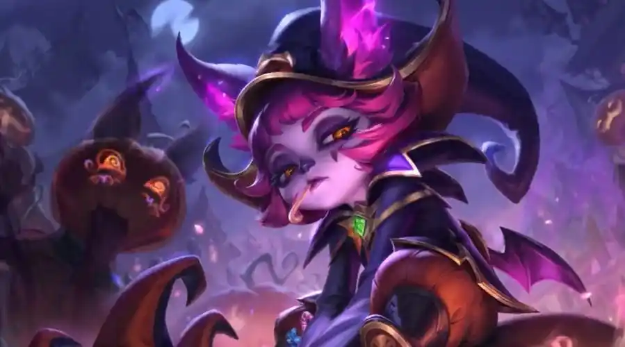 lol手游 魅惑女巫 薇古丝 皮肤展示