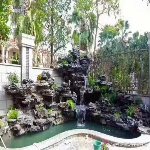 我梦中的小院,深圳龙岗叠石庭院假山设计