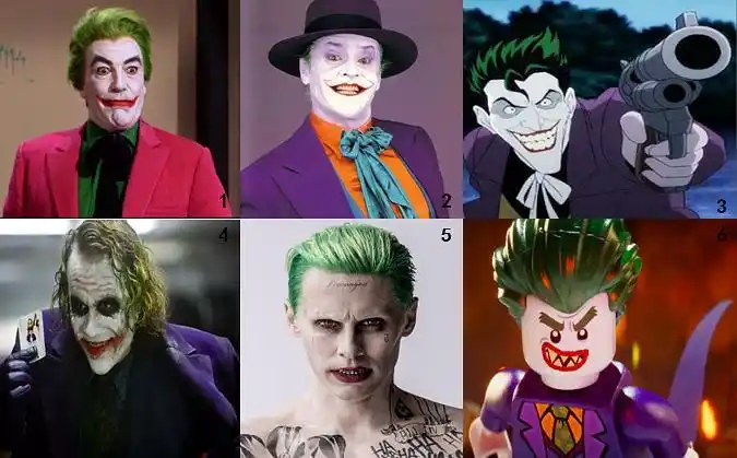 饰演(配音)过小丑的演员们