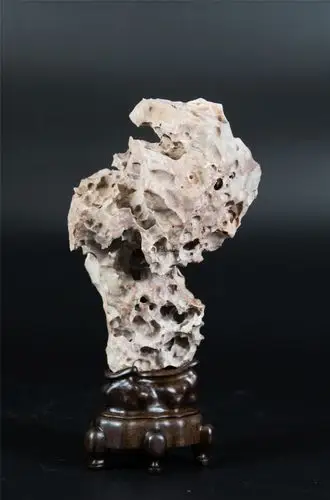 紫玲珑石山子带底座