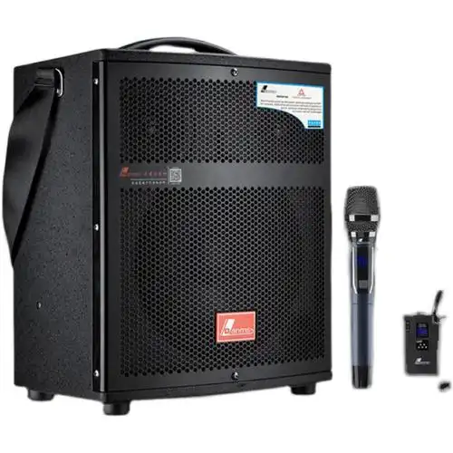 丹唛仕户外广场舞音响大功率移动便携式直播k歌无线话筒蓝牙音箱