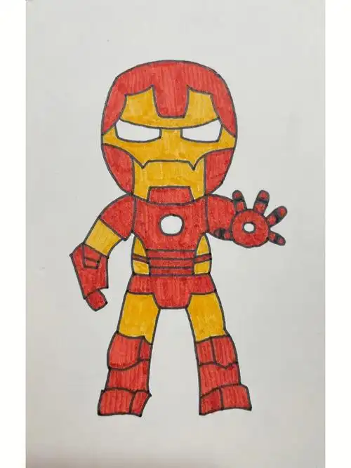 漫威英雄q版自画欣赏版