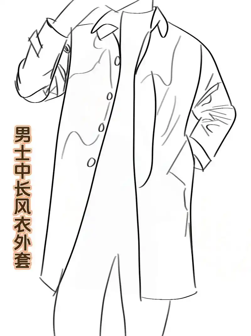 大哥们,纯色品质风衣来了,穿上高级感满满,时 - 抖音