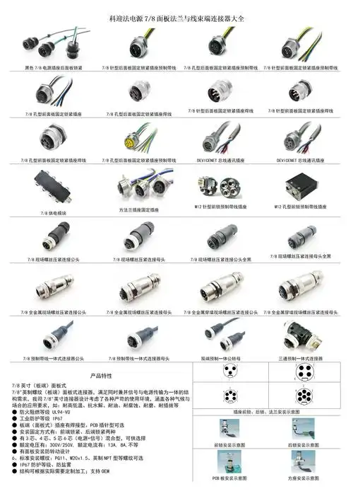 78防水连接器汽车船用高铁电源航空插头插座-智慧城市网