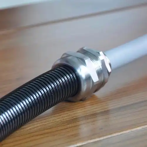 接头尼龙蓝江不锈钢波纹管金属防水锁紧ip68电工电器成套设备