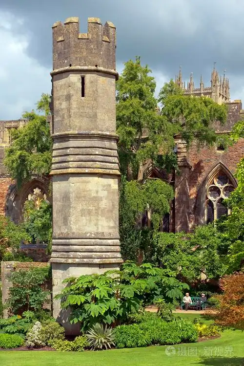 城市浴萨默塞特英国中世纪风景