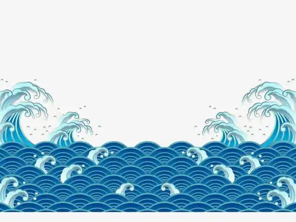 关键词 : 浪花,海浪,大海,手绘,卡通,海水