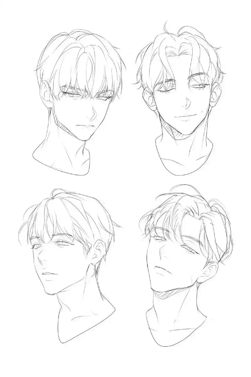 给自己画个头像吧.帅哥头像线稿#插画 #一起学画画 #头像  - 抖音