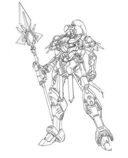 人简笔画战斗机器人简笔画简单又帅气机甲简笔画画钢铁侠简笔画的步骤