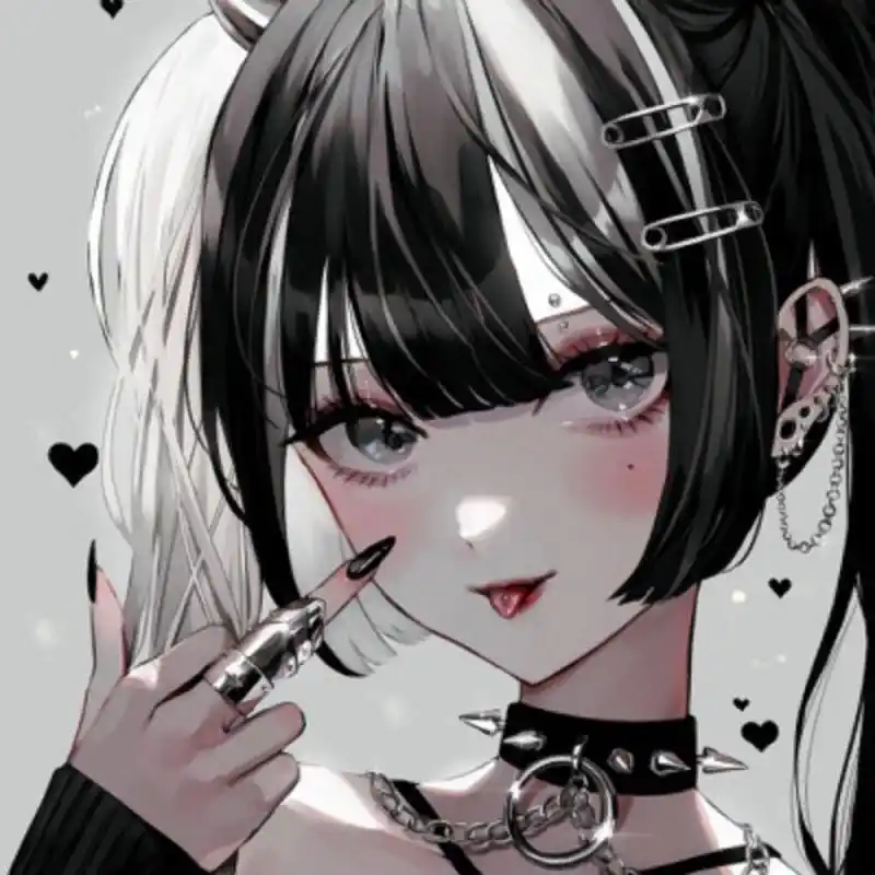 暗黑系二次元女头78