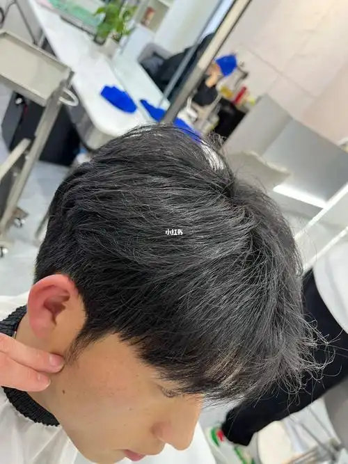 超帅男士韩式气垫烫微分碎盖