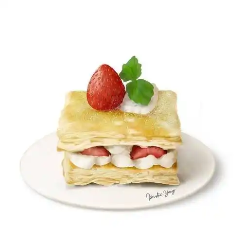 彩铅画出的诱人美食,真的太香了!好想咬一口_版权_水彩_知识