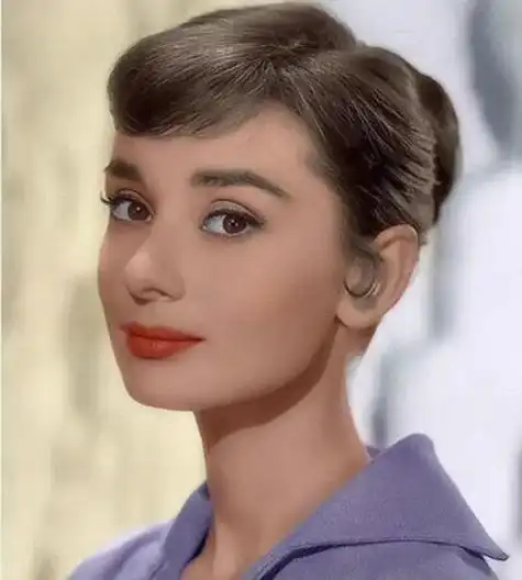 赫本最美彩色头像赫本彩色头像高清图片