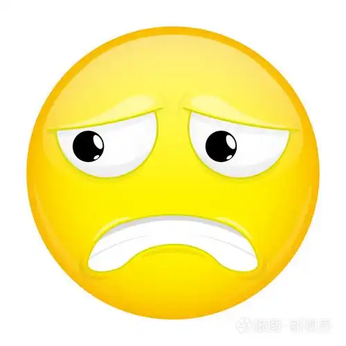 悲伤的表情.情绪不太好.受伤的图释.矢量图的微笑图标