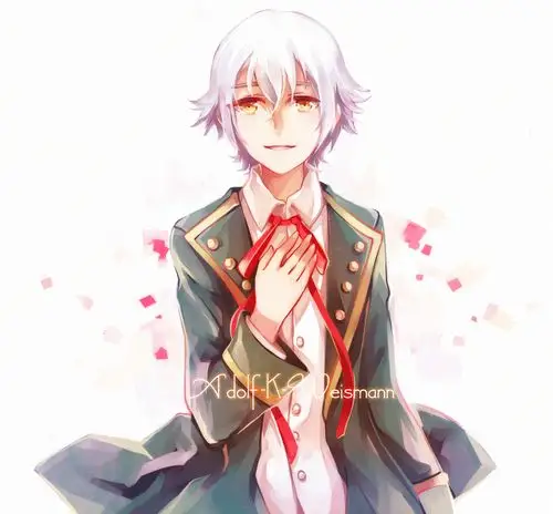 求白背景的动漫男图 高分