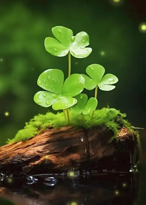 一片叶子是信仰,一片叶子是希望,一片叶子是爱情,一片叶子是好运,送你