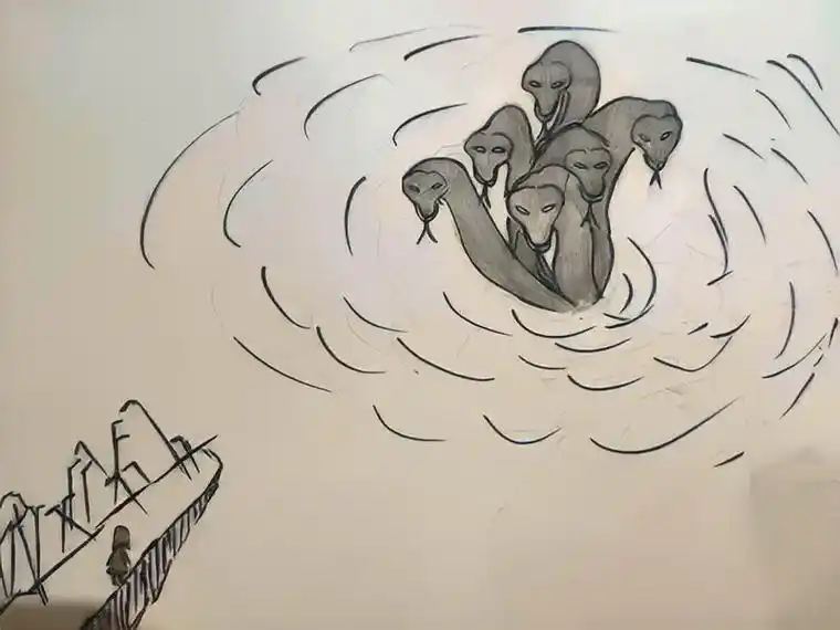 记梦#绘画#梦境 #原创 - 抖音