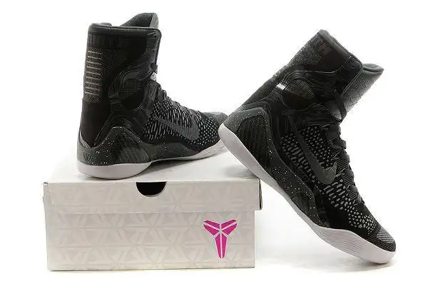 nike kobe 9代 球鞋目录 精英版高帮全明星战靴 科比男款球鞋 碳灰色