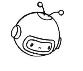 太空宇航员卡通q版简笔画宇航员怎么画简单职业人物简笔画宇航员简笔