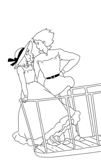 橡皮章,哈尔的移动城堡