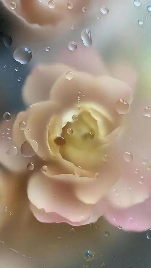 干净脱俗 温柔上进水雾花朵壁纸无水印模糊质感高清壁纸鲜花壁纸全面