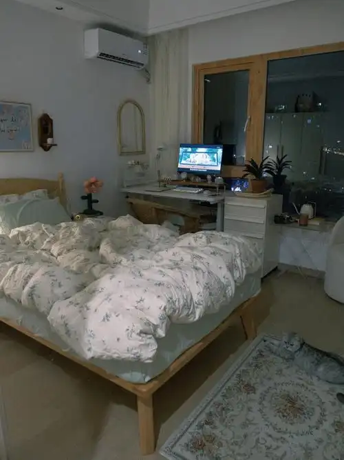 刚刚试了一下相机,用相机咔了几张照片.