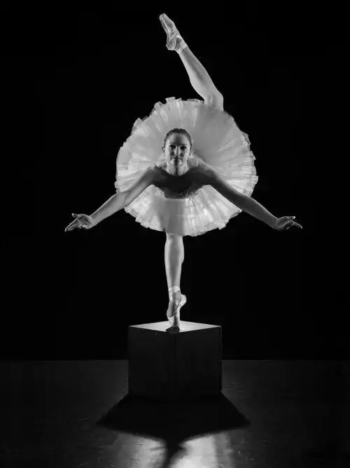 黑白艺术芭蕾壁纸