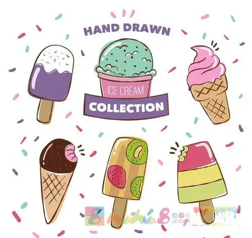 冰淇淋简笔画图片彩色冰淇淋简笔画图片彩色画法火车