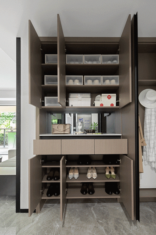 空间设计 | 大户型入门鞋柜设计,满足的个性化需求-建e网设计资讯