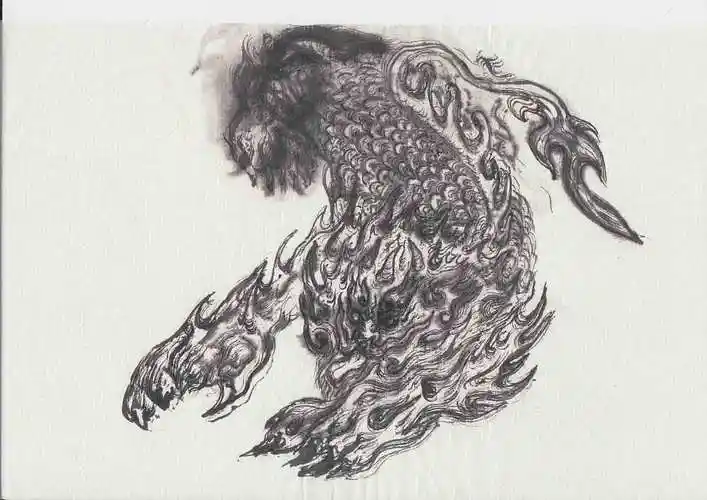 年兽概念造型草图 01