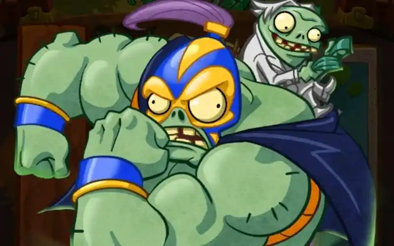 活动作品无敌摔跤狂把对面摔成烂泥植物大战僵尸英雄