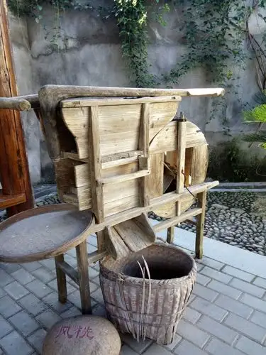 木制农用打谷机