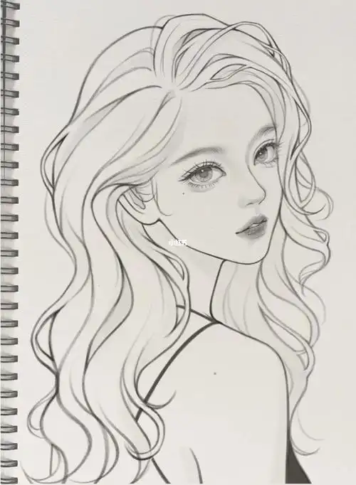 小水(泰国)可临摹不可商用#procreate  #线稿  #佳儿团练  #御姐头像