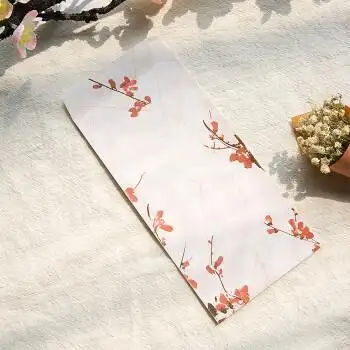 唯美古风复古风传统古典信封牛皮纸加厚精美信封学生文具礼品 梅影