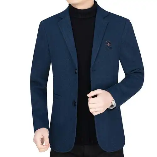 默尼密思品牌男装春秋季商务休闲西装男修身中青年西服爸爸装单西外套