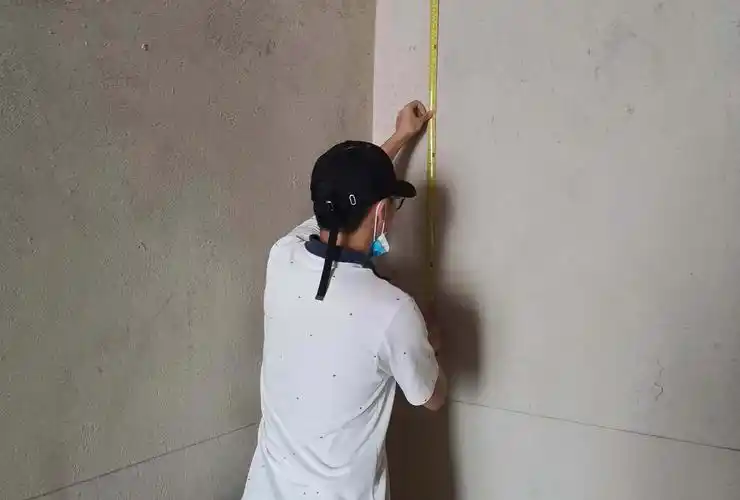 设计师量房现场