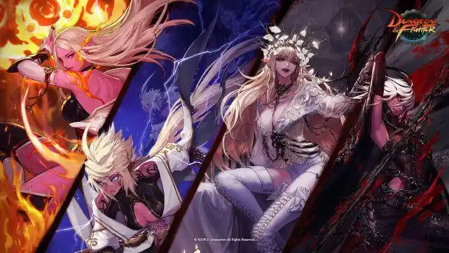 dnf死灵全身立绘背景板好评但论大白兔还是剑魔香