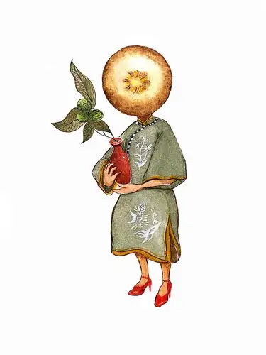 九类中药材漫画/手绘