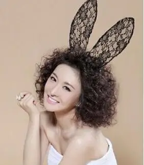 女生中短发烟花烫发型图片蓬松又另类烫发很迷人