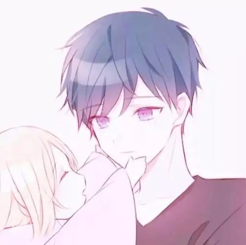 情侣头像爱是积累来的其实离开也是