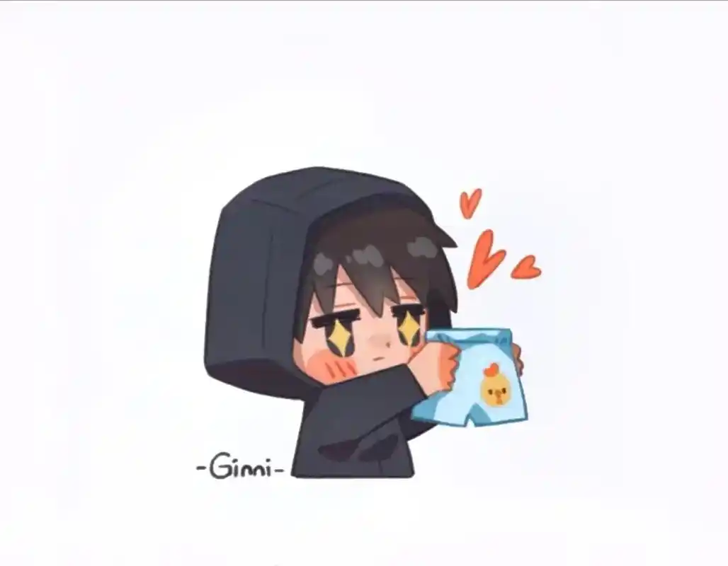 q版小哥对小鸡的执着(真的超级可爱)#张起灵#稻米团子  - 抖音