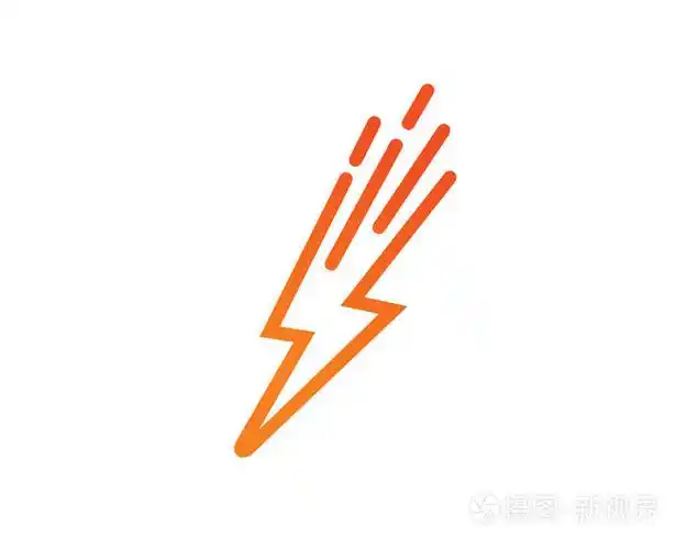 闪电电源标志模板设计矢量, 会徽, 设计理念, 创意符号, 图标