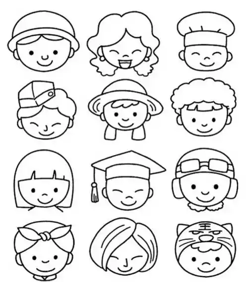 2022最新人物简笔画 人物简笔画男孩