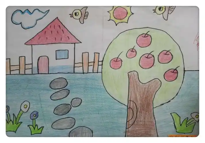 简笔画图片大全-蒲城教育一年级小学生画画大全  绿色资源网收集的一