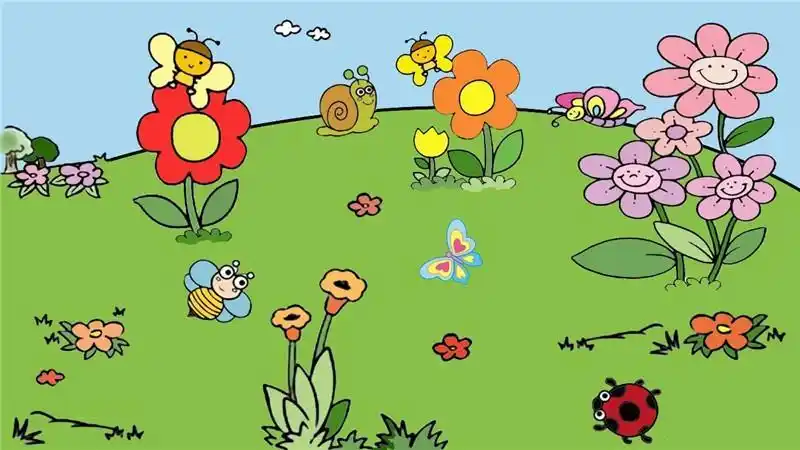 花园怎么画 - 简笔画 - 懂得花园黑白简笔画美丽的花园花园的简笔画