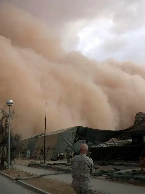 沙尘暴来袭恐怖景象组图