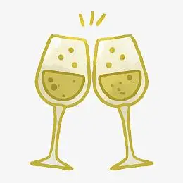 交杯酒pngpng品酒师卡通图像pngpng礼物背景aipngpng手绘卡通精美一杯